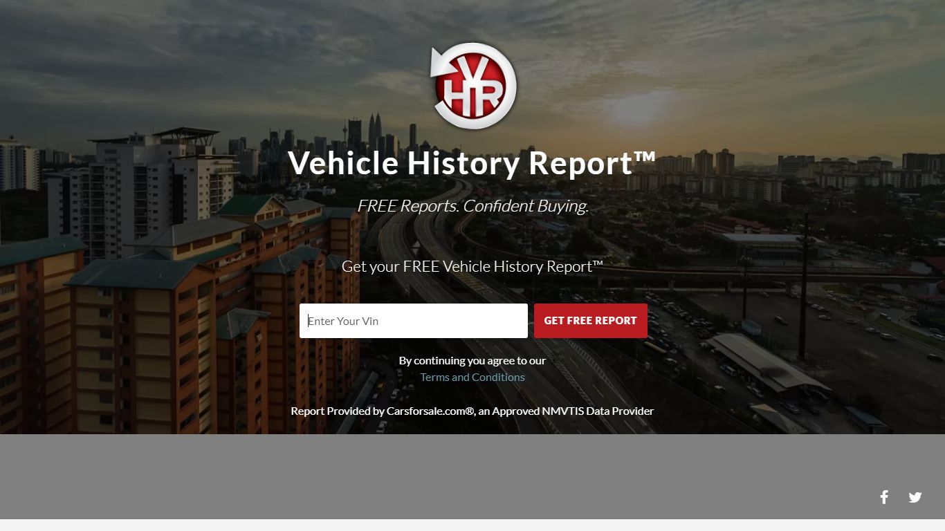 Free Vehicle History Reports | VIN Number Checks - VehicleHistoryReport.com